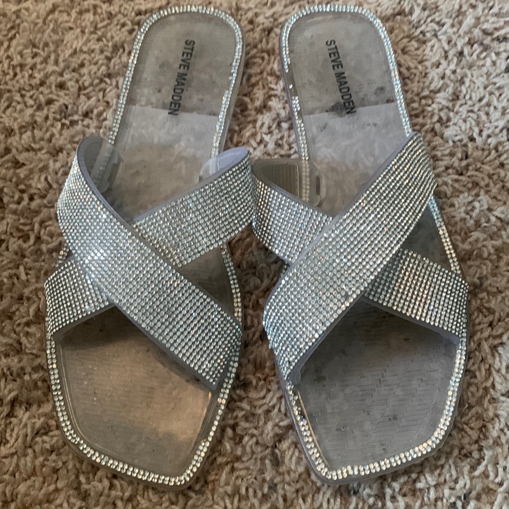 Steve Madden rhinestone sandals